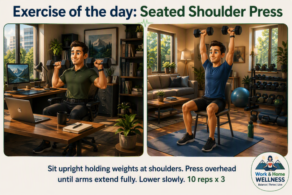 Home seated shoulder press