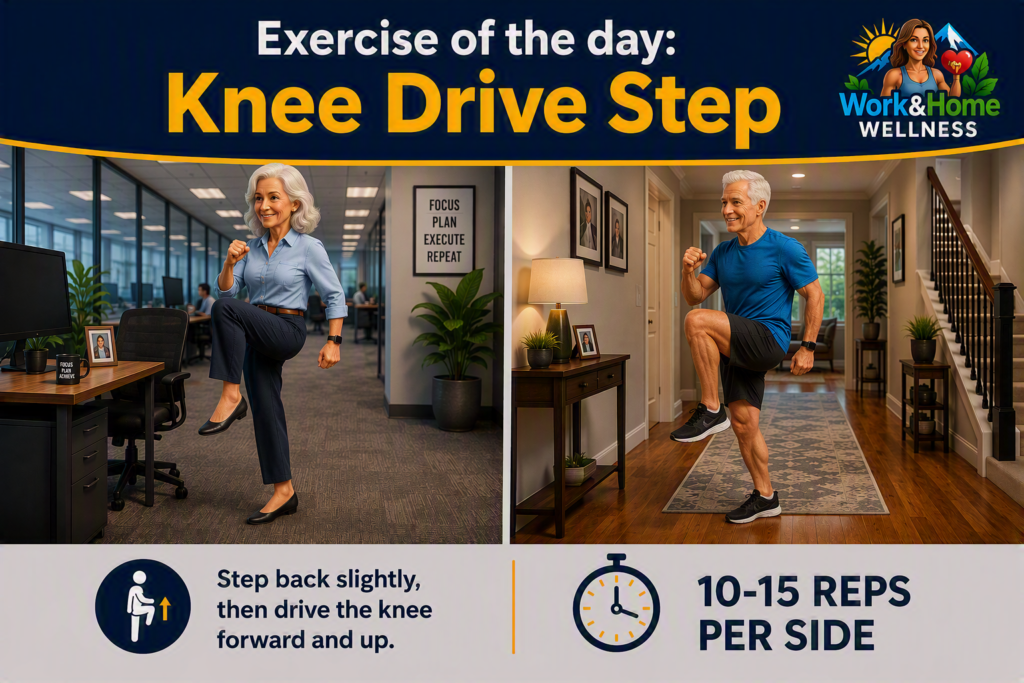 Knee Drive Step - retiree