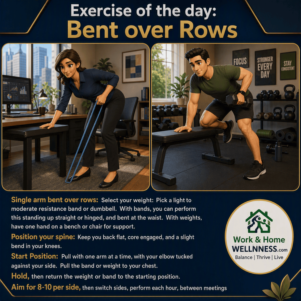 Single Arm Bent over Rows Single Arm Bent over Rows