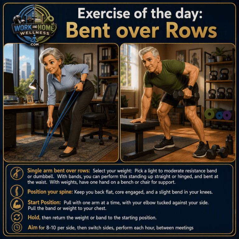 Bent over Row for retirees