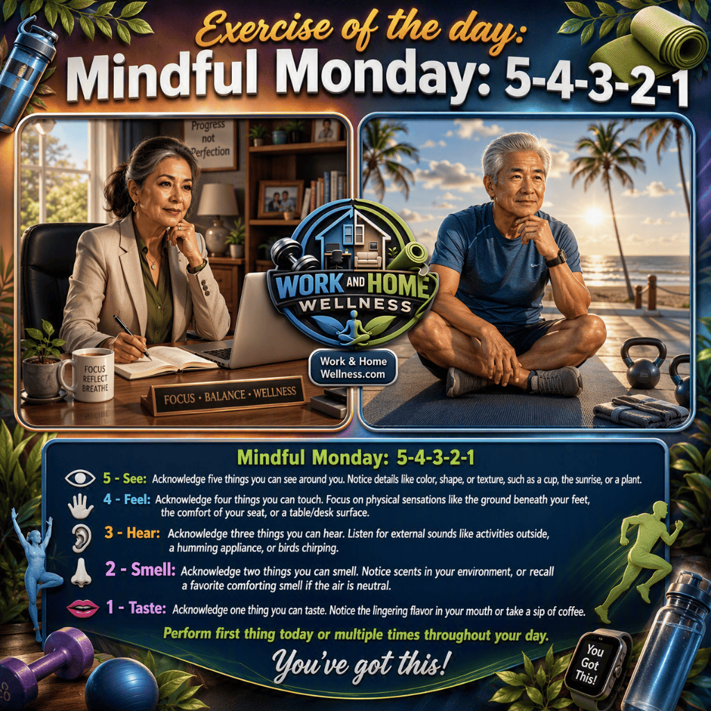 Mindful Monday: 5-4-3-2-1 Mindful Monday- 5-4-3-2-1