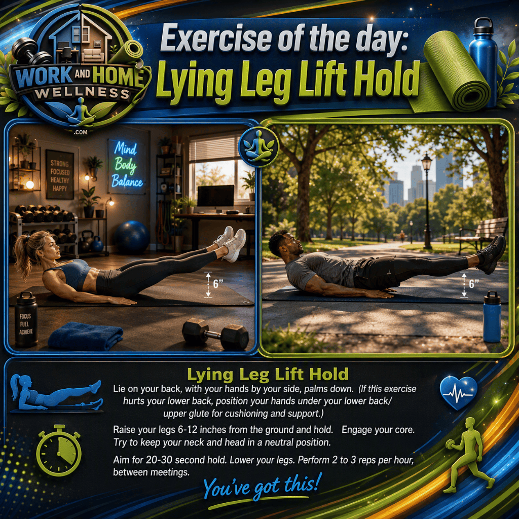 Lying Leg Lift Hold lying leg lift hold work and home wellness